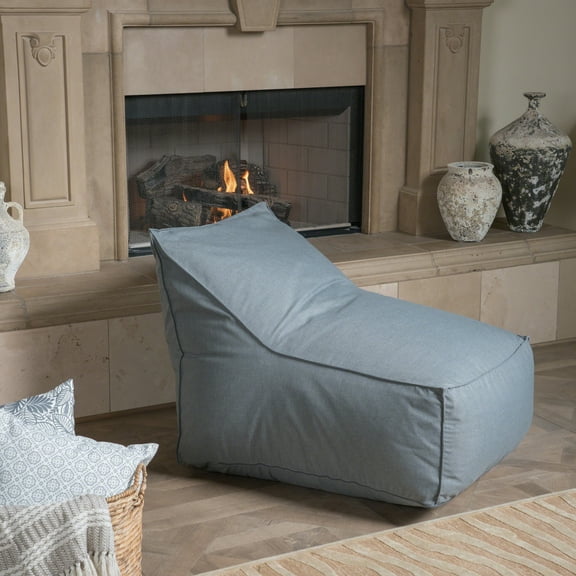 Noble House Indoor Fabric Bean Bag Lounger, Multiple Colors