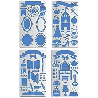 4x7 Inch Flower Wood Burning Metal Stencils Template for Wood carving,  Drawings,Woodburning, Engraving and Scrapbooking Project