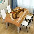 thumbnail image 7 of SKYSONIC Thanksgiving Turkey Tablecloth Waterproof Washable Polyester Square Table Cover Durable Tablecloth for Kitchen Dining Table Party Decor (54 X 72 Inch), 7 of 7