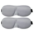 thumbnail image 2 of SPRING PARK 2Pcs Lightweight Blackout Eye Mask for Sleeping with Adjustable Strap, Comfortable & Soft Night Blindfold for Women Men, 2 of 7