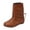 Yellow, variant on Women's Flat Heel Riding Boots Soft PU Leather Wide Calf Strappy Gothic Halloween Costume Ankle Boots Shoes