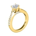 thumbnail image 3 of Aonejewelry 0.75 Ct. Halo Diamond Engagement Ring In 14k Solid Yellow Gold, 3 of 4