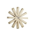 thumbnail image 1 of Horloge murale en bois de ruban Umbra, naturel, 1 of 6