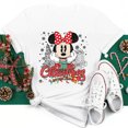 thumbnail image 1 of Camisetas con estampado de Disney para mujer, camisetas negras de Feliz Navidad Kawaii Y2K de los años 90, camisetas de Papá Noel, ropa Harajuku, 1 of 5
