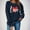 #305-Navy, variant on Ounisa Long Sleeve Shirts for Women Crewneck Valentine's Day T Shirts Love Heart Printed Tee Tops Fashionable Winter Fall Tops