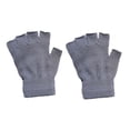 thumbnail image 4 of Jumpingount 1 par de guantes sin dedos tejido artesanal guante de medio dedo mujeres hombres cómodo tejido calentador de manos para exteriores Type2 NO2, 4 of 6