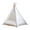 White1, variant on Dog & Cat Teepee Portable Pet Teepee Tents with Cushion and Small Chalkboard 20 Inch Tall Washable Indoor Dog House Pupp(40X40X50CM)