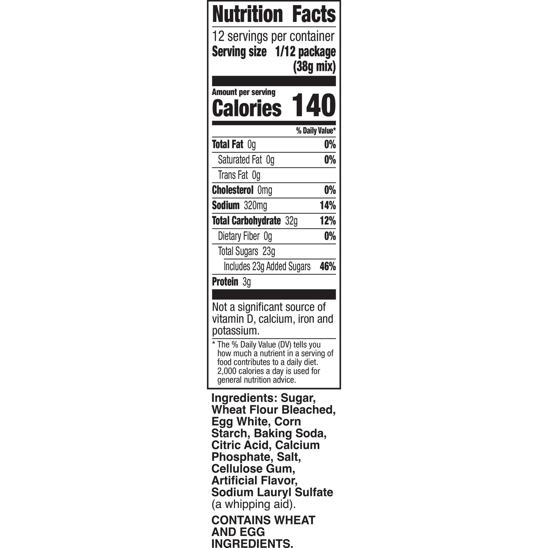 Betty Crocker Angel Food Cake Mix, Just Add Water, 16 oz