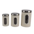 thumbnail image 1 of 3Pcs Kitchen Canisters Set Visible Decorative Decorated for Grains Adornment Food Jars Canisters, 1 of 7