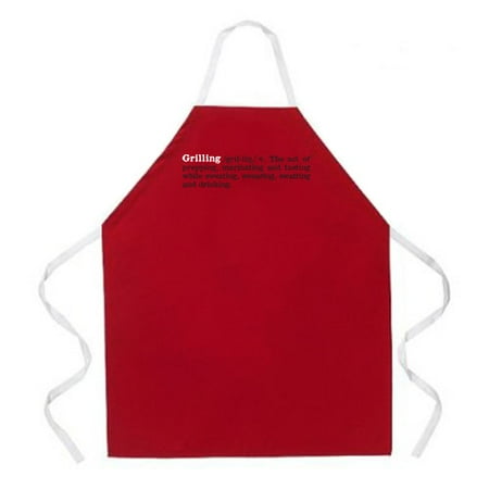 Attitude Aprons by L.A. Imprints Grilling Definition Apron