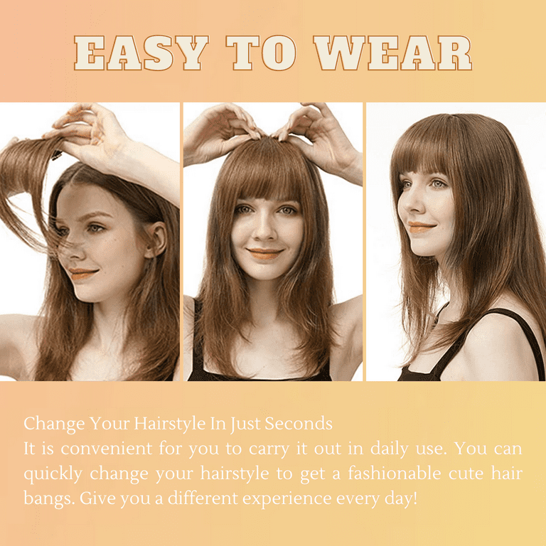 Get clip in hot sale bangs