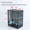 thumbnail image 3 of Mini ITX Case, Micro ITX Case, Mini PC Case 4.3L Capacidad Panel Clear Acrílico de 360 ​​Grados Soporte de Enfriamiento ITX, 3 of 7