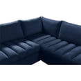 thumbnail image 5 of Meridian Furniture Jacob Sectionnel Modulaire en Velours Bleu Marine, 5 of 5