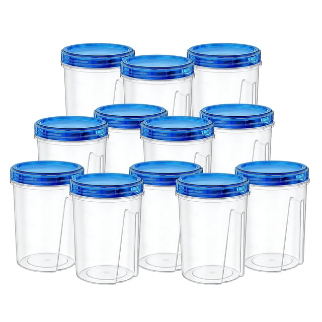 Vwrxbz Plastic Food Storage Container 50oz Multi PC Set Airtight Leak Proof Stackable Microwave Safe