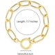 thumbnail image 2 of Pulseras de eslabones dorados para mujeres y niñas de Heilwiy: pulsera de cadena con clip chapada en oro de 14 quilates, regalo, 2 of 2