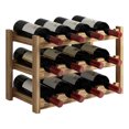 CHNGYDZ Elegant Wine Bottle Display Rack with Handle for Dining Room