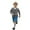 Z01_Grey, variant on QUOTAY Classic V-Neck Button Up Sweater for Girls and Boys Comfortable Open Front Knit Cardigan Coat for Kids Casual Wear Blue,3-4Years