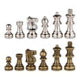 thumbnail image 1 of Piezas de ajedrez ponderadas de metal Odysseus con piezas de rey de 2,5 pulgadas y reinas adicionales solo sin tablero, 1 of 1