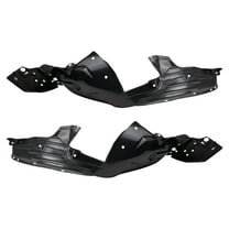 TRQ Front Inner Fender Liner Set Fits Select 2009-2013 Honda Fit HO1248132 HO1249132