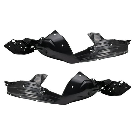 TRQ Front Inner Fender Liner Set Fits Select 2009-2013 Honda Fit HO1248132 HO1249132