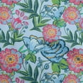thumbnail image 1 of oneOone Rayon Light Blue Fabric Florals Diy Clothing Quilting Fabric Print Fabric By Yard 56 Inch Wide, 1 of 8