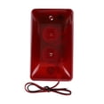 thumbnail image 4 of 12V Siren Light And Sound Alarm 12V Alarm Siren Red Abs Plastic 12V 15W Wired Strobe Siren Sound Alarm Strobe Flashing Red Light Sound Siren For Home Hotel, 4 of 8