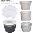 thumbnail image 4 of 5 piezas de calcetines para skimmer de piscina, calcetines para skimmer de piscina, filtros duraderos elásticos de nailon, calcetines para skimmer de piscina para atrapar polen,, 4 of 5