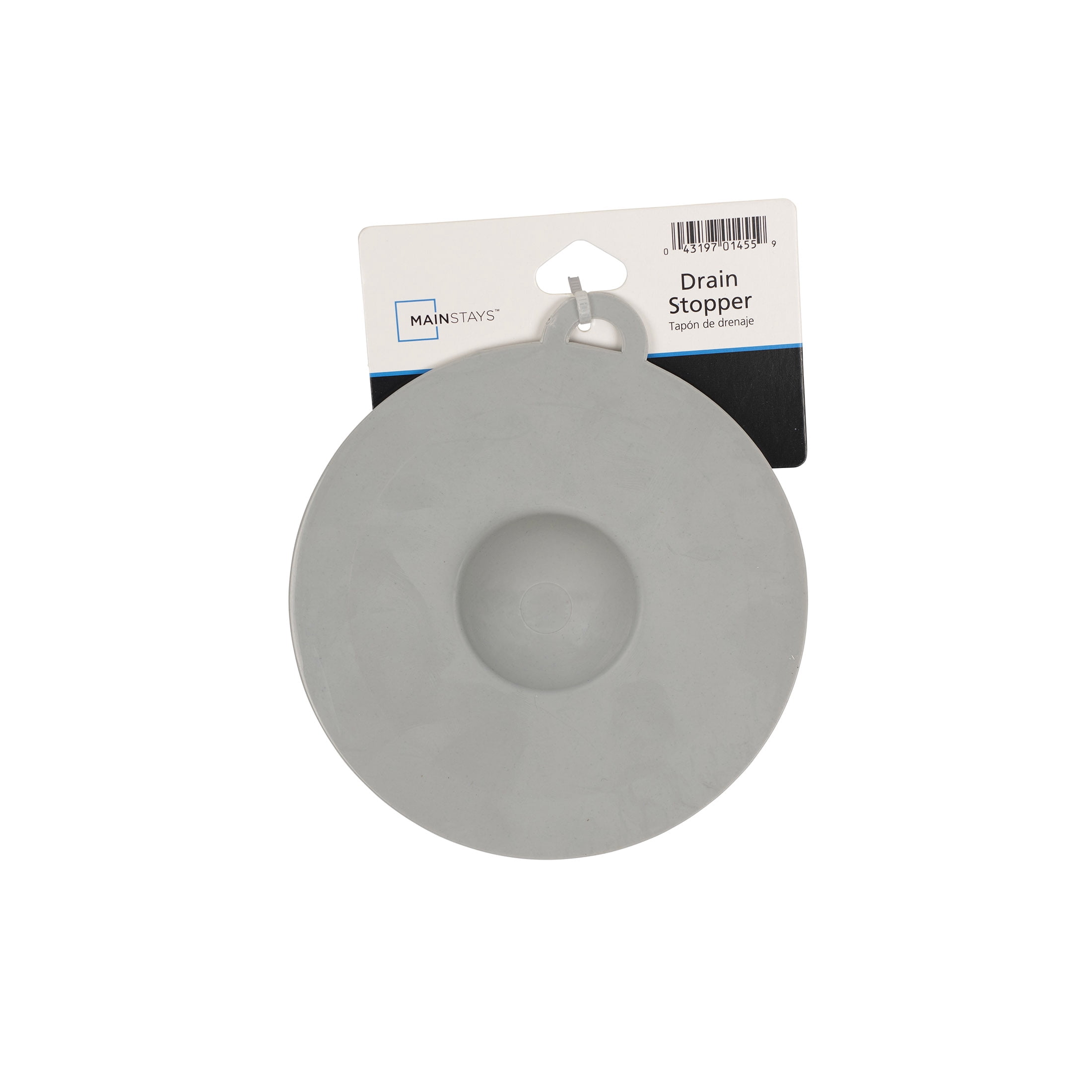 MAINSTAYS DRAINSTOPPER SOFT SILVER