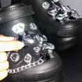 thumbnail image 3 of Encantos de zapatos YONGSHENG para niñas y mujeres decoración de flores Con cadenas de encaje Plata DIY Cristal, 3 of 5