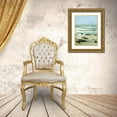 thumbnail image 3 of Caroline, Emma 25x32 Gold Ornate Wood Framed with Double Matting Museum Art Print Titled - Abstracted Coastline II, 3 of 4
