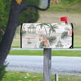 thumbnail image 4 of GZHJMY Beautiful Tropical Palm Trees Pavilion Floral Magnetic Mailbox Cover Standard Size Mailbox Wraps MailWraps Post Letter Box Cover Garden Yard 21 x 18 in Home Decor, 4 of 7