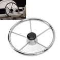 thumbnail image 1 of 5 Spoke Boat Steering Wheel, 13-1/2 Inch Versatile Comfort Boat Steering Wheel  for Speedboat, 1 of 7