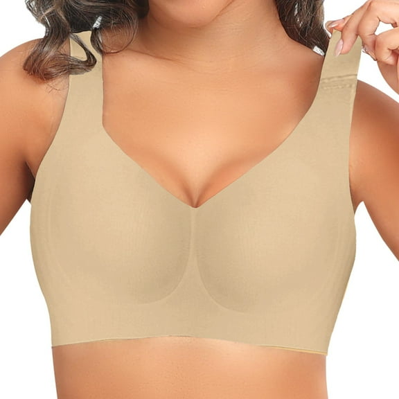 WNEGSTG Jelly Bra Beige L Size M-3XL