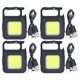thumbnail image 1 of High quality 4 sets of square 500mAh (aluminum alloy) USB mini keychain light, 1 of 5