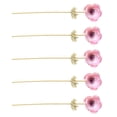 thumbnail image 1 of Bearachild 5 piezas de rama de seda de anémona artificial, ramo de fiesta de boda, decoración de cocina, arreglo floral, decoración rosa Type2 NO2, 1 of 6