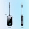 thumbnail image 4 of Transmisor y Receptor de Audio Bluetooth 5.4 2 en 1. Adaptador de Audio Auxiliar Inalámbrico. Transmisor Bluetooth para Auriculares de Coche., 4 of 5