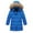 Blue, variant on ATOGUTA Kids Jackets Boys Winter Warm Thick Hooded Down Coat Down Jacket Padded Overcoat Black, Size 2T-12