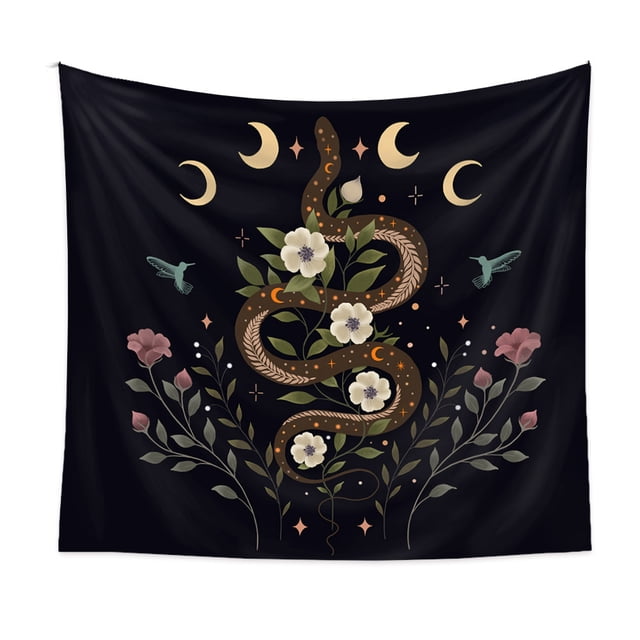 Tapicería de pared con forma de flor de luna, 150 x 130 cm, microtela de fibra