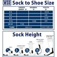 thumbnail image 2 of Yacht & Smith Value Pack Kids Cotton Black Ribbed Crew Socks, Boys & Girls, 2 of 2