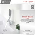 thumbnail image 3 of Stylish Gabriella Single Handle 14" Chrome Polished Bathroom Faucet B-100C, 3 of 11