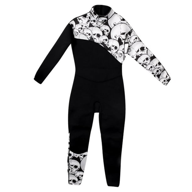 de Neopreno para Hombre de 3 Cuerpo Completo, de Manga Larga para Buceo, Surf, Snorkel, de Neopreno Grueso Y Cálido, Negro - multicolor, S S DYNWAVEMX Traje de neopreno para hombre