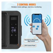 Car Refrigerator 8L, 12V/24V Portable Fridge Freezer,4°F to 68°F, Compressor Cooler, Car Armrest Design, Bluetooth, Camping Fridge
