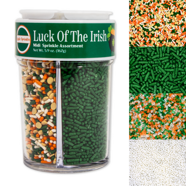 Mystic Sprinkles Luck of the Irish Midi Sprinkle Assortment 5.9oz