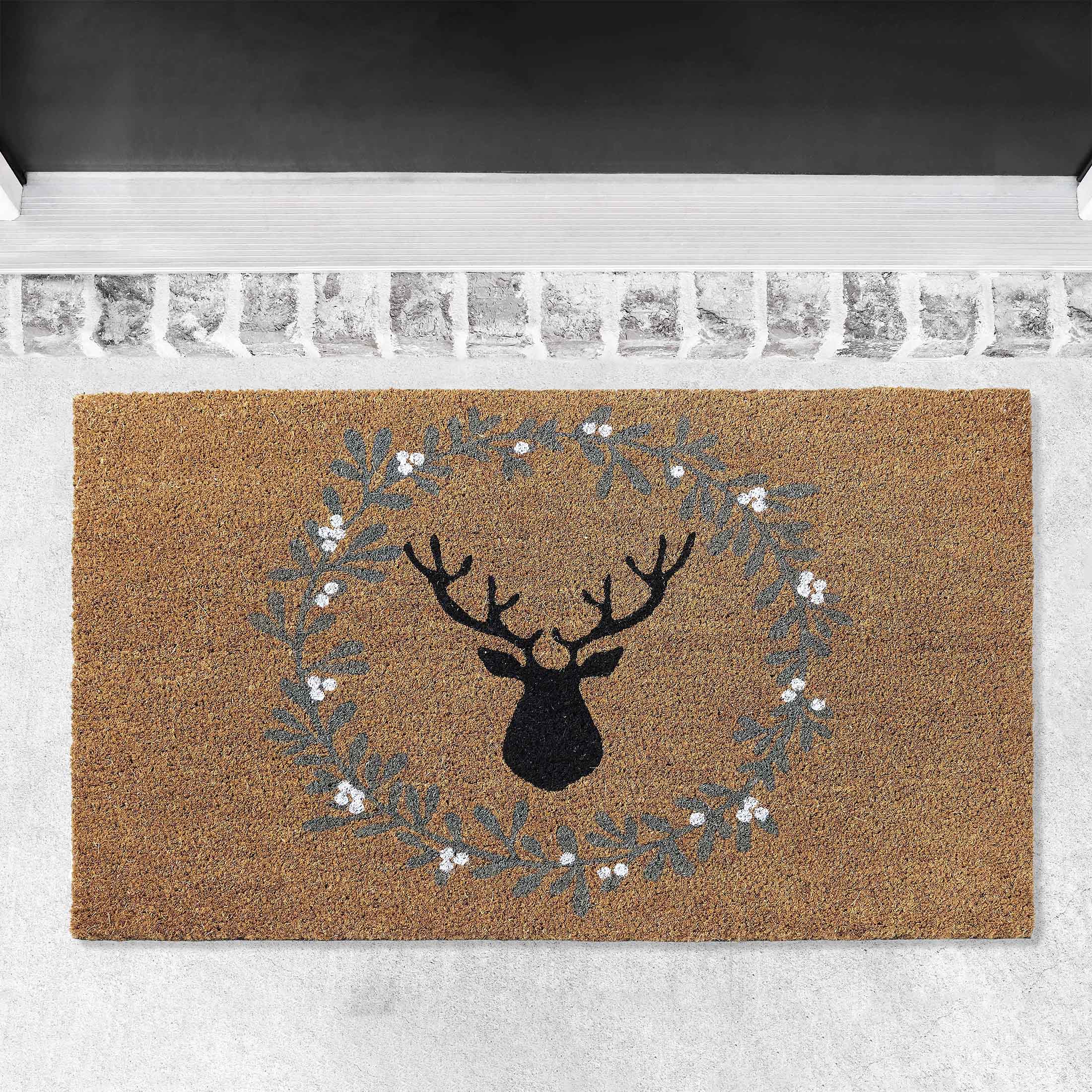 My Texas House Holiday Reindeer Coir Doormat, 30" x 48" - image 2 of 5