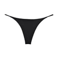 thumbnail image 4 of Versión de ropa interior de cintura baja con tanga fina de doble capa, ropa interior de algodón de bikini doble para mujer, 4 of 4