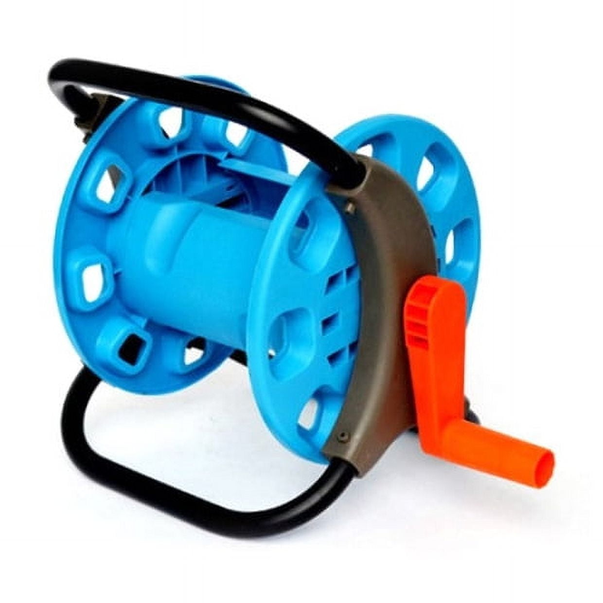 LIFKOME Portable Garden Water Hose Reel Cart with PE Plastic, Copper & Aluminum, Outdoor Use, 42x30cm, and Lightweight