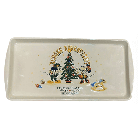 Disney Parks Mickey Minnie Epcot Germany Schone Adventszeit Tray New with Tag