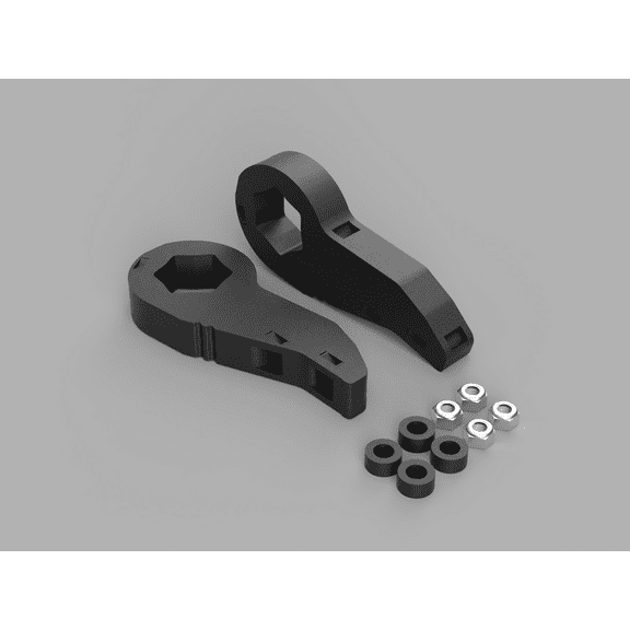 Traxda 405050 1.5"-2.25" Adjustable Front Level Kit for 2020-2023 GM 2500/3500HD 4x4 & 4x2