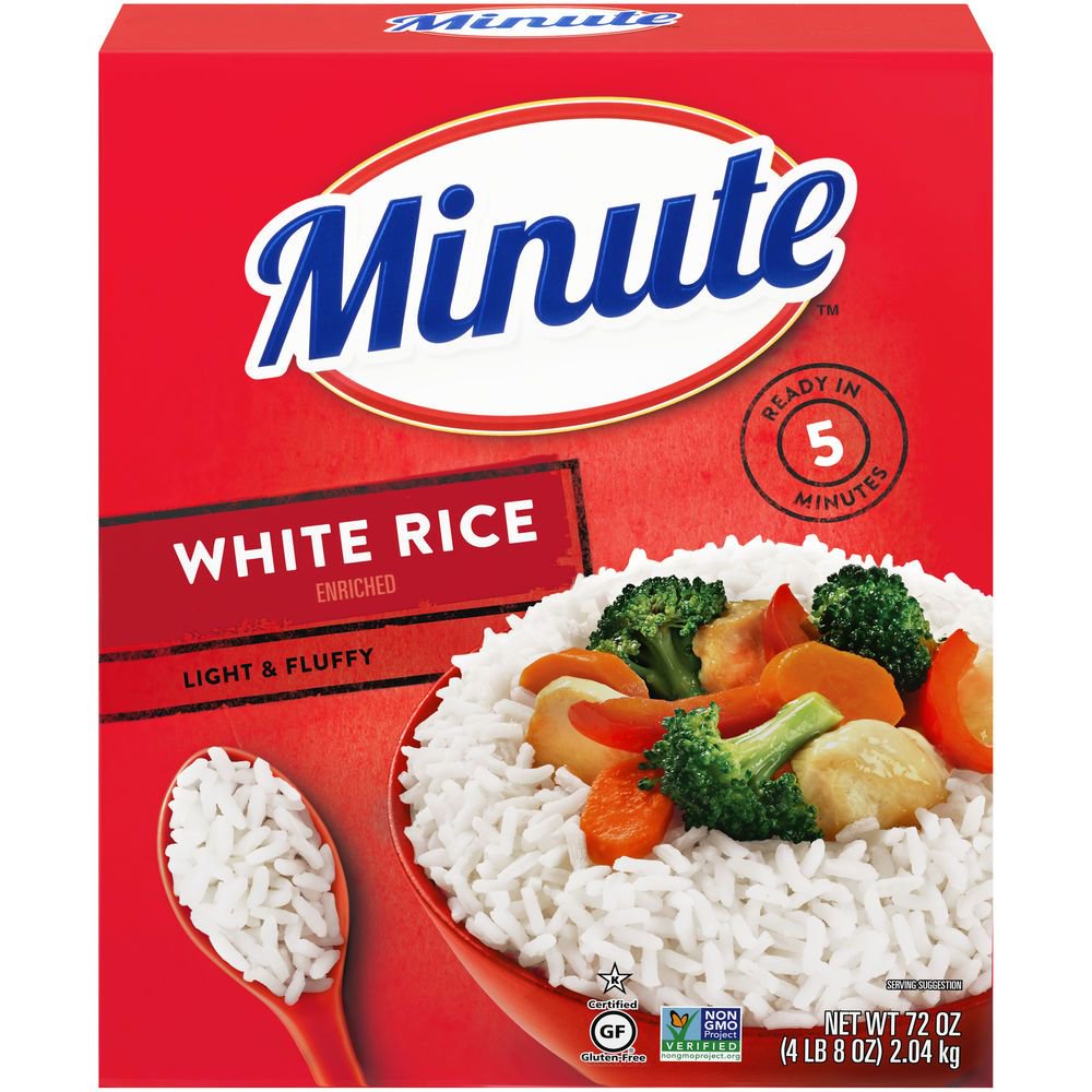 Minute Rice Instant Enriched Long Grain White Rice, 72 oz. Walmart
