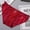Red, variant on HUPOM Seamless Panties For Women Underwear For Women In Clothing Briefs Leisure Tie Seamless Waistband Red M